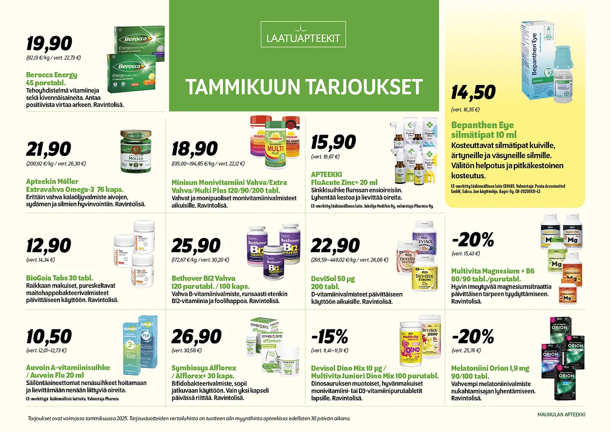 Apteekin tarjoukset